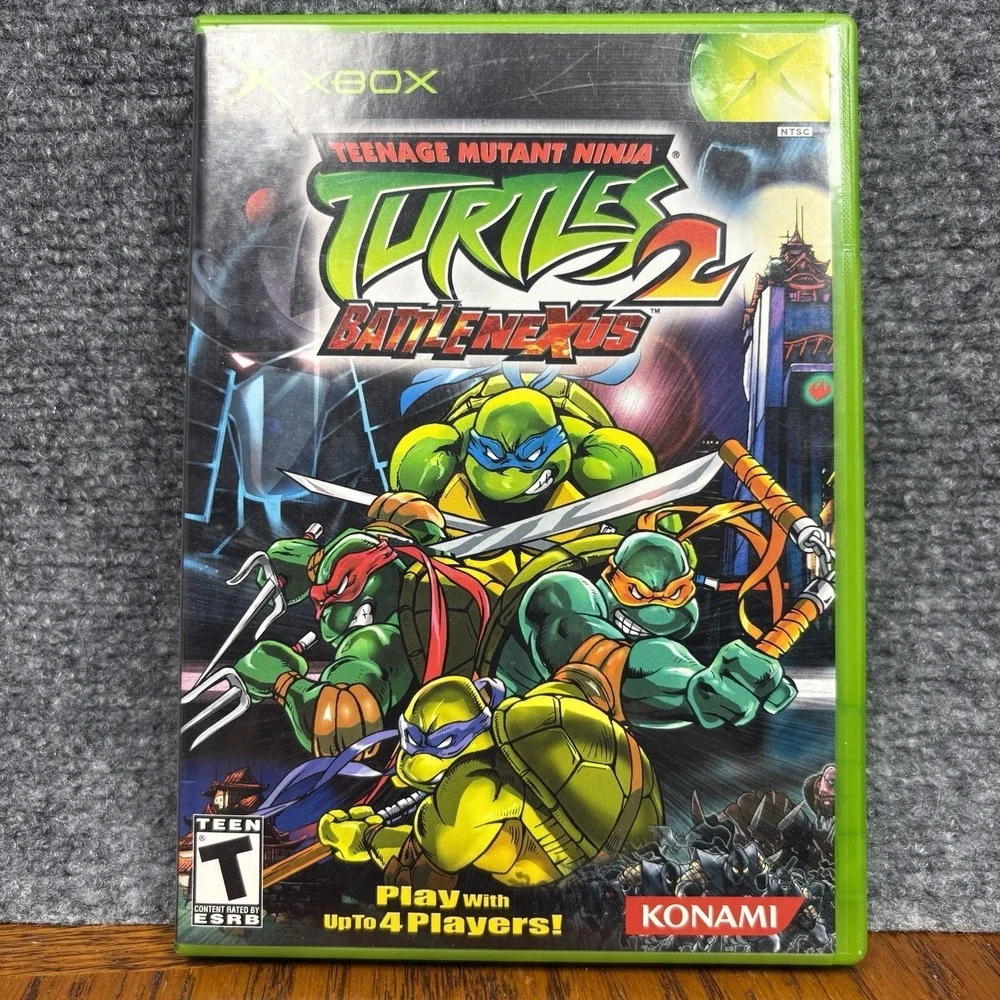 Teenage Mutant Ninja Turtles 2: BattleNexus Original Xbox CIB Complete Tested!